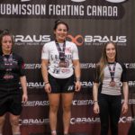 Professor Shiv Barnes – ADCC Canada Champion Professor Shiv Barnes standing on the top podium after winning an ADCC Canada no-gi division.